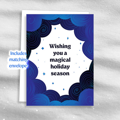 Magical - Blue - Greeting Card