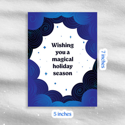Magical - Blue - Greeting Card