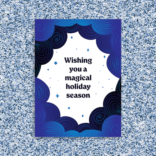 Magical - Blue - Greeting Card