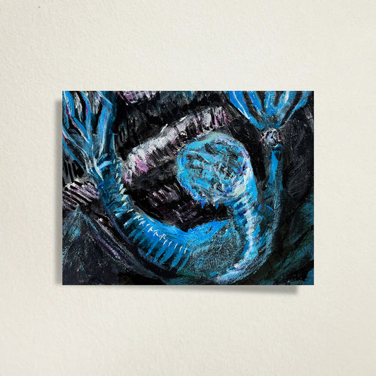 Clockwork Blue - Print