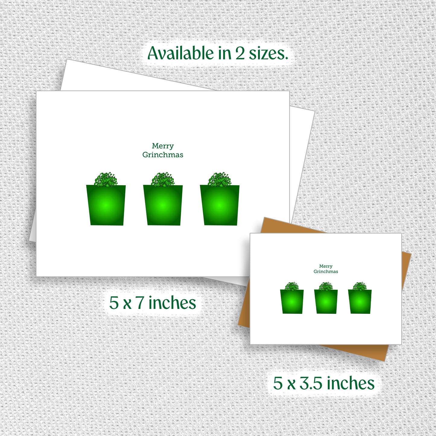 Grinch Gift - Greeting Card