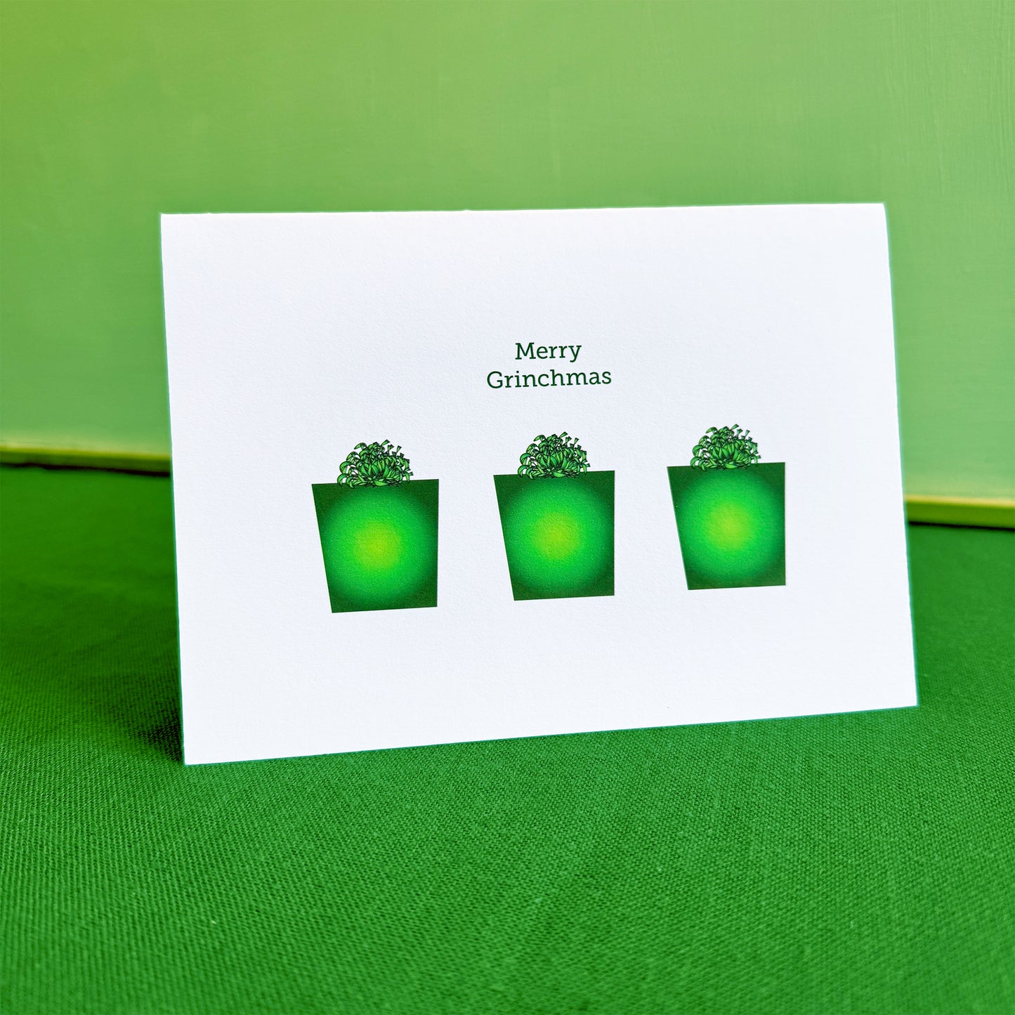 Grinch Gift - Greeting Card