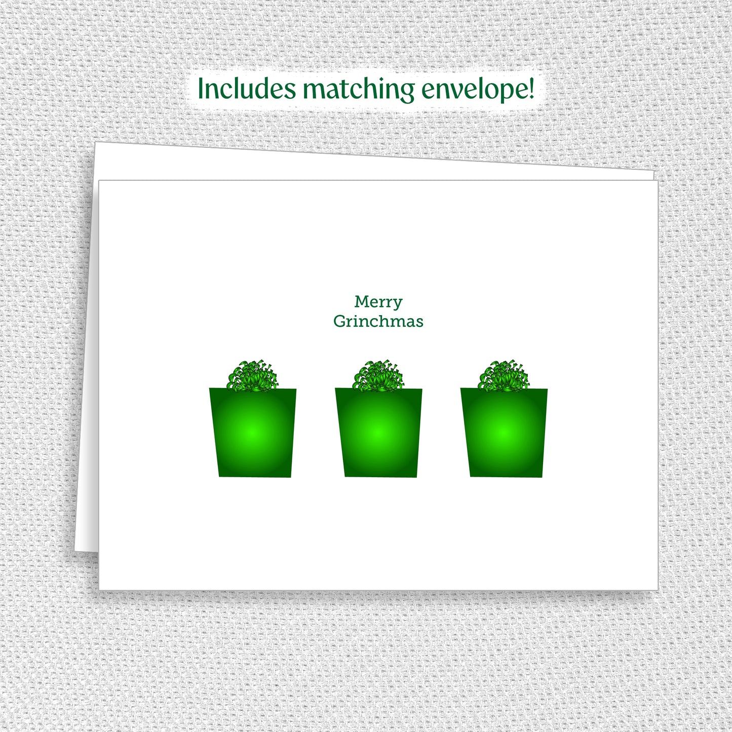 Grinch Gift - Greeting Card