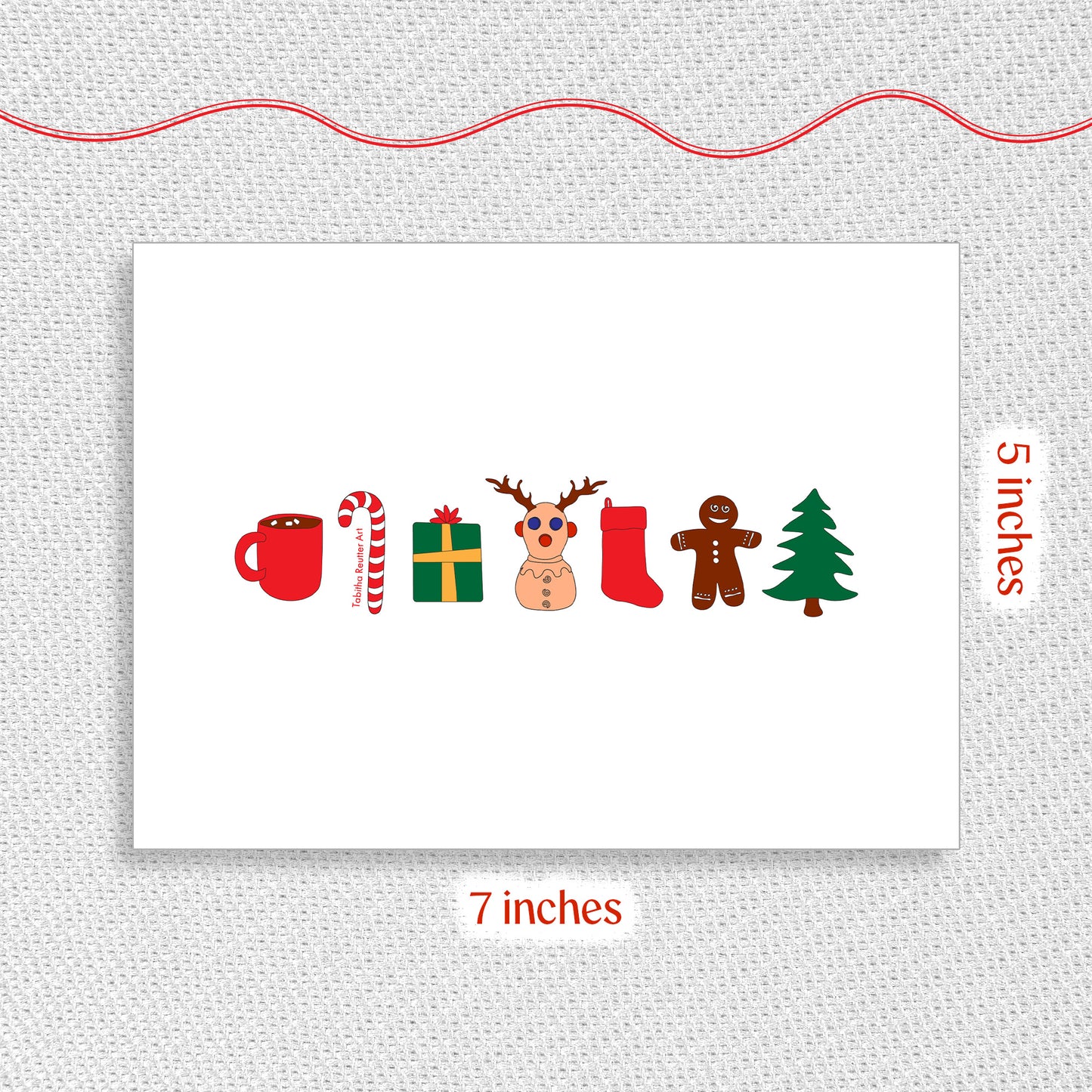 Holiday Icons - Greeting Card