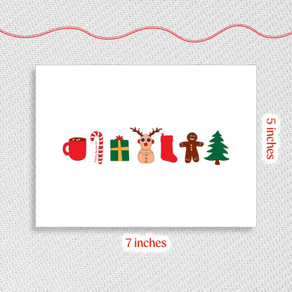 Holiday Icons - Greeting Card