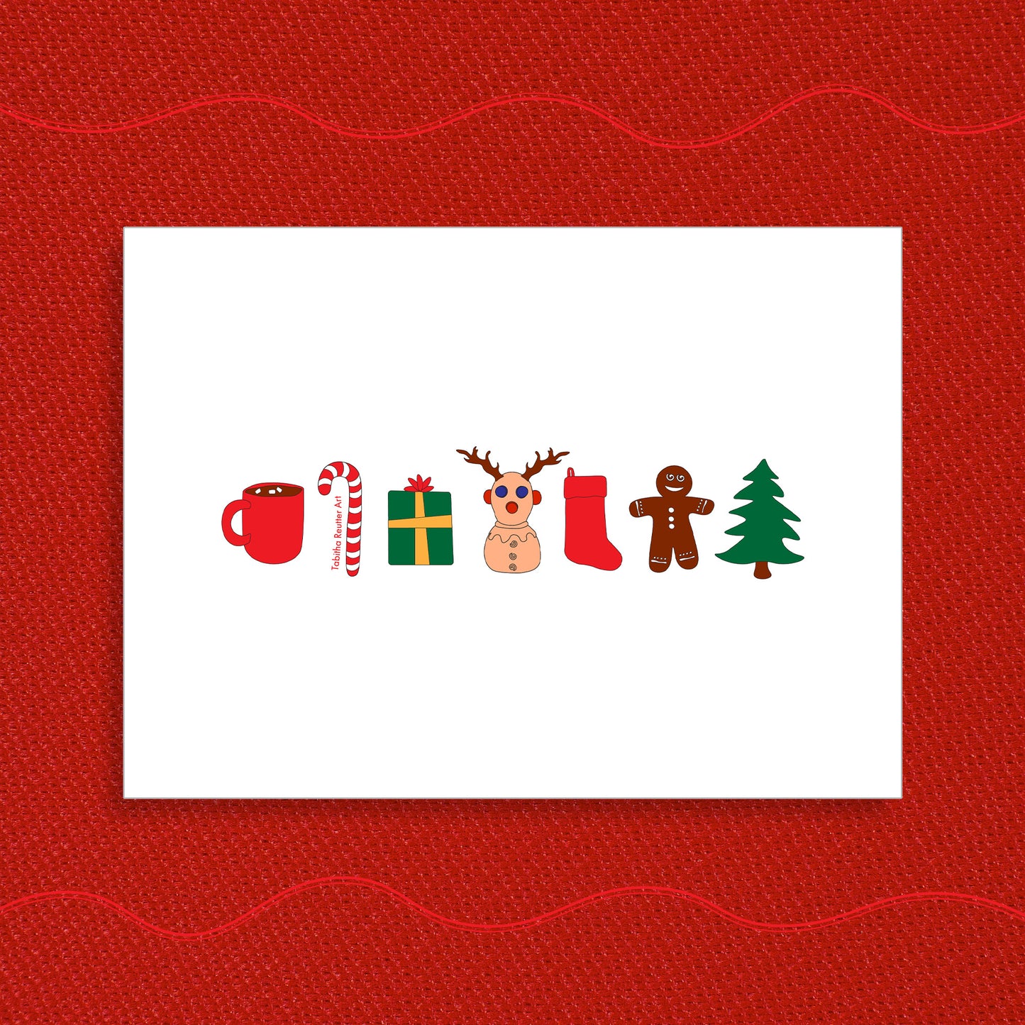 Holiday Icons - Greeting Card