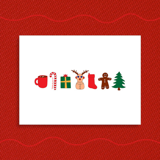 Holiday Icons - Greeting Card