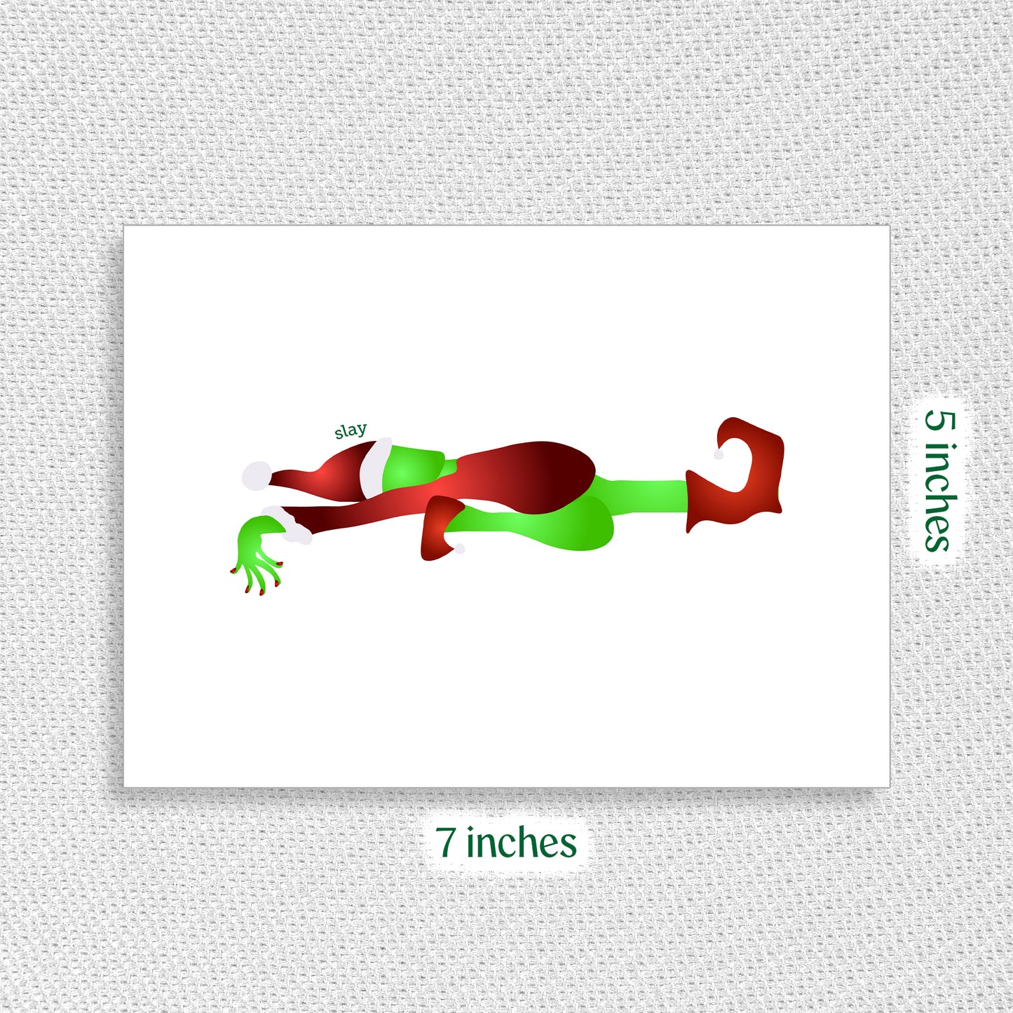 Grinch Slay - Greeting Card