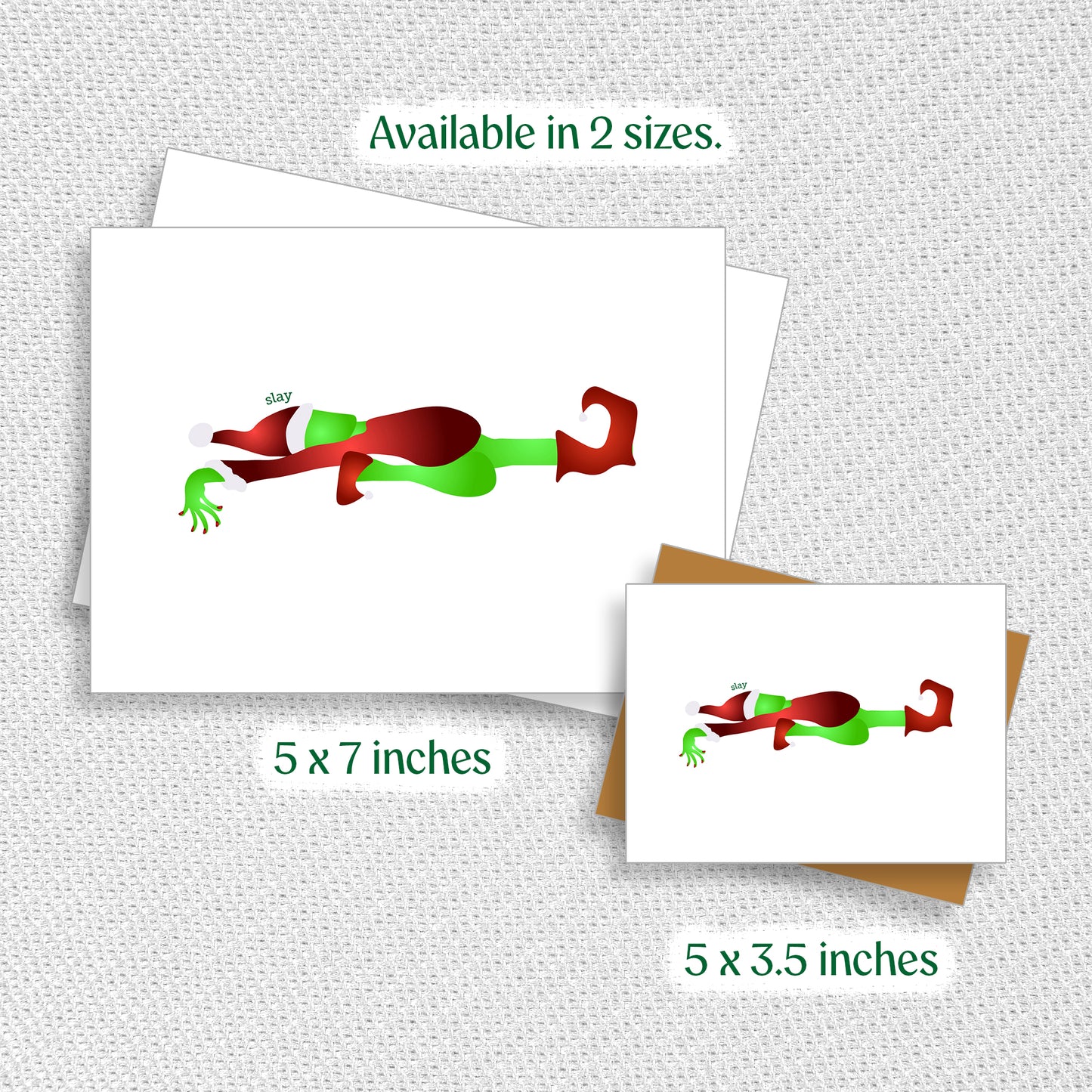 Grinch Slay - Greeting Card