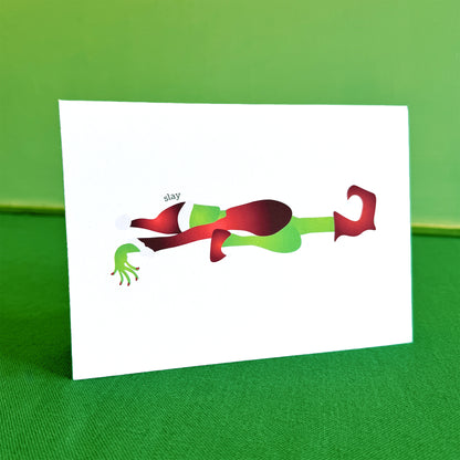 Grinch Slay - Greeting Card