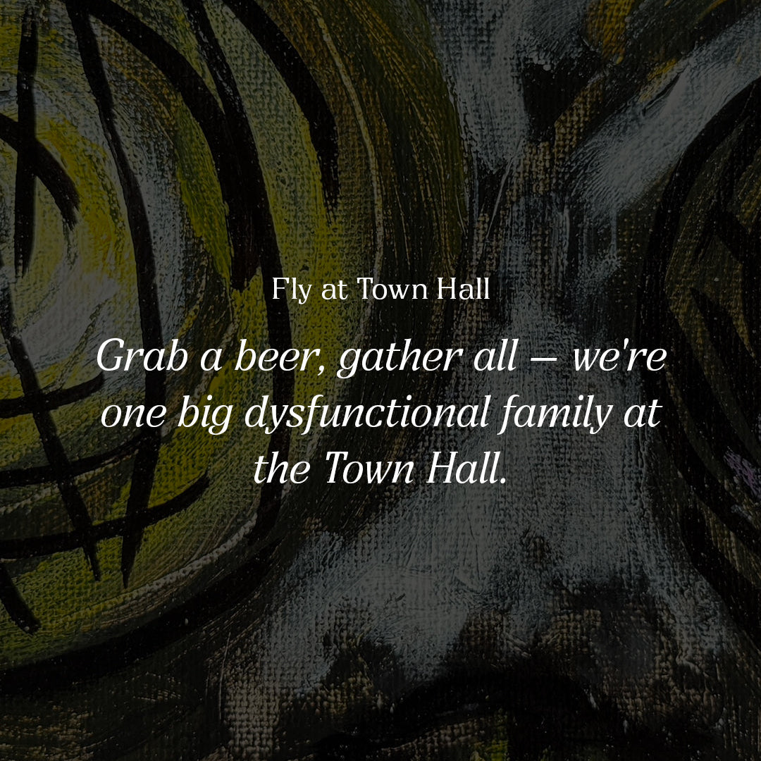 Text overlay on a dark background with a vintage feel